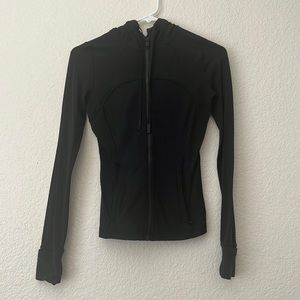 Define jacket with hoodie